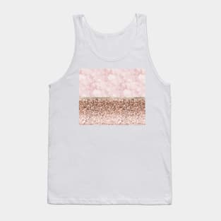 Warm chromatic - pink marble Tank Top